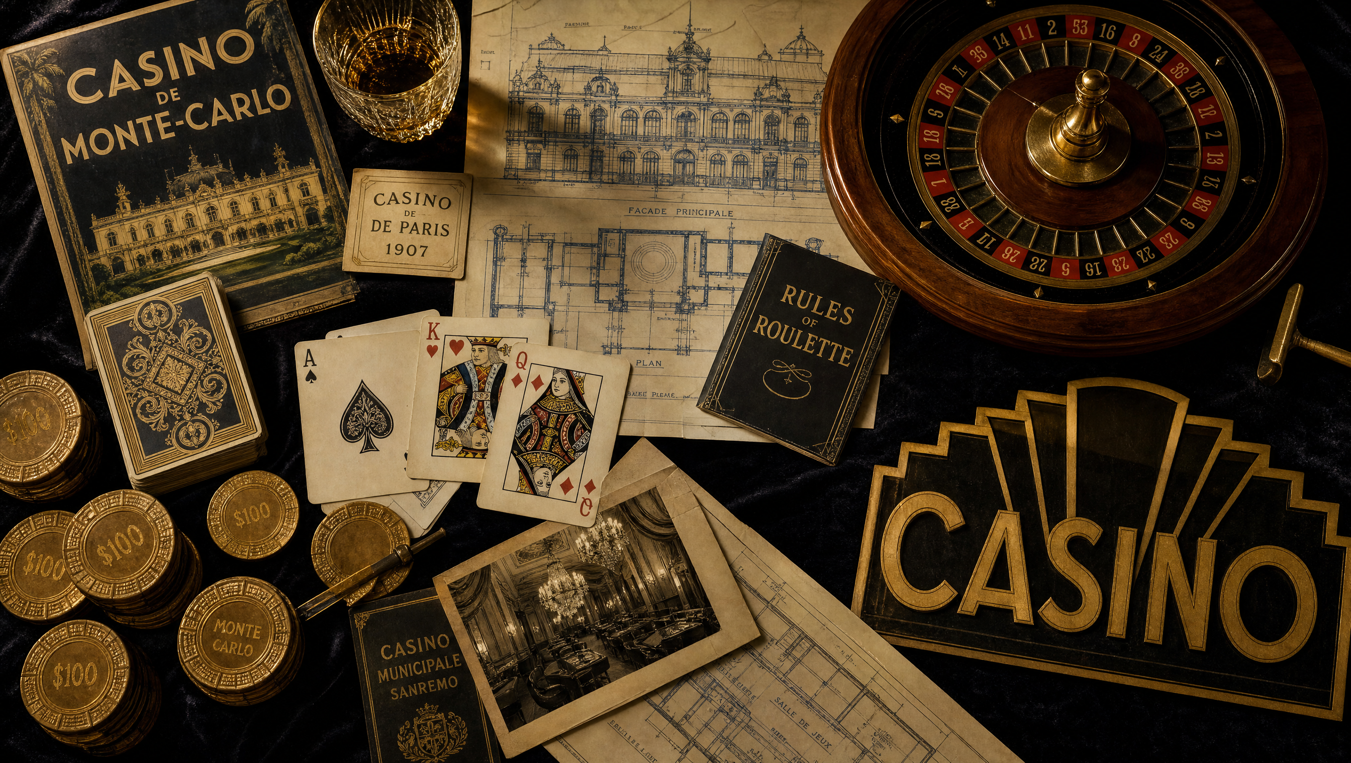 Vintage casino memorabilia