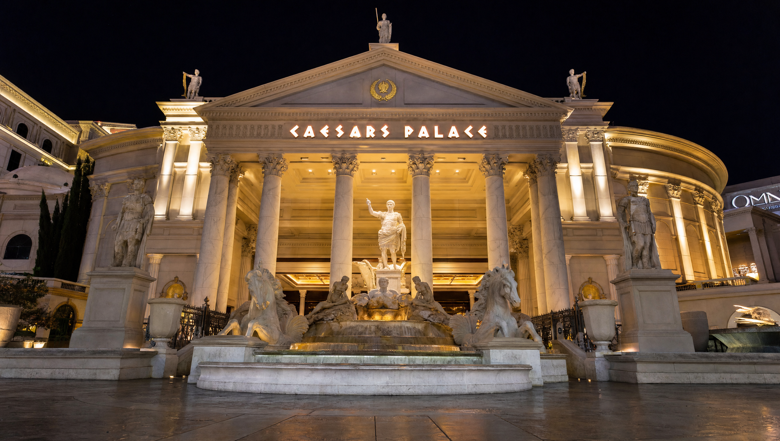 Caesars Palace Roman entrance