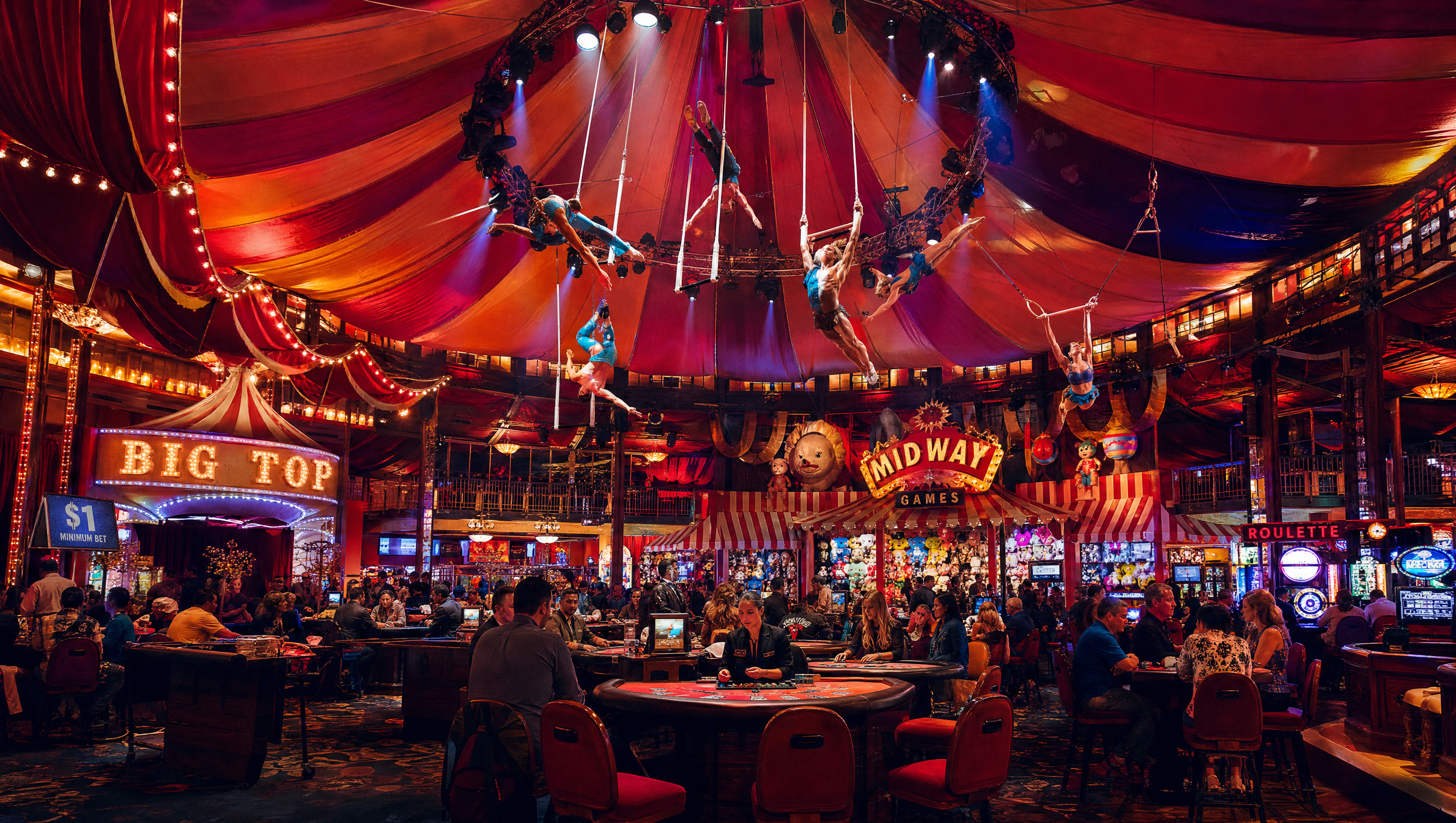 Circus Circus big top interior