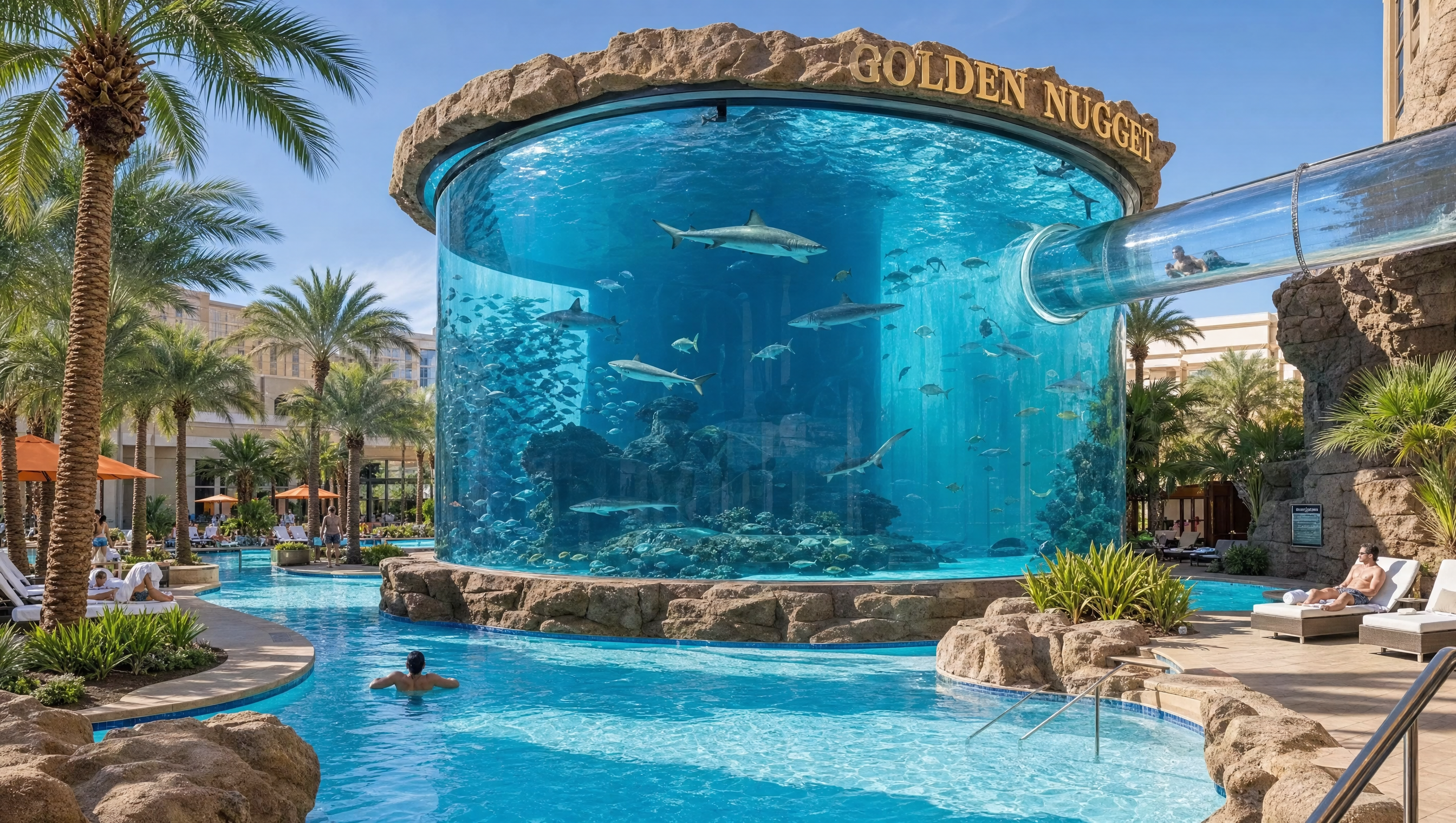 Golden Nugget shark tank pool