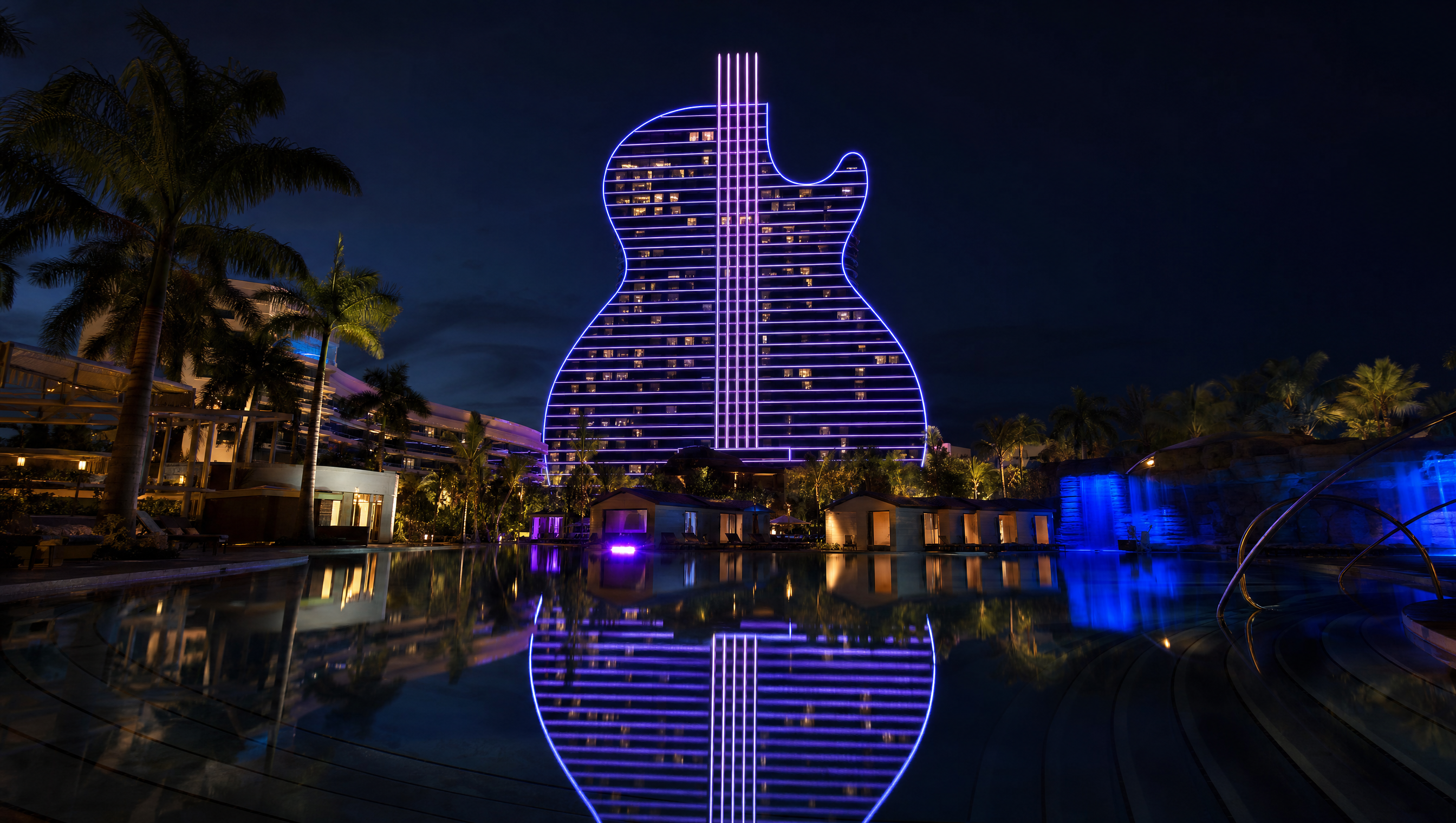 Hard Rock guitar hotel